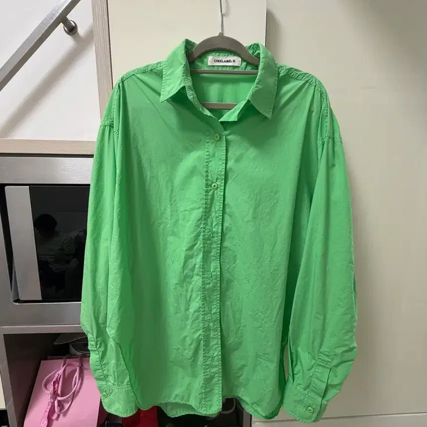 [BUNJANG] CHLABEL.H Green Shirt / CHLABEL.H 셔츠 그린