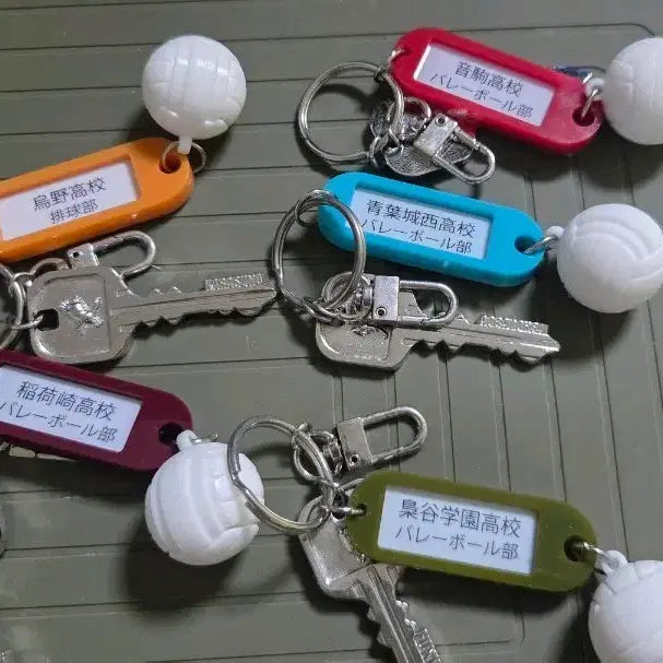 [BUNJANG] Haikyuu!! Keychains 5 Set Bundle / 하이큐 부실키링 5종세트 일괄