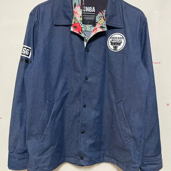 [BUNJANG] NBA Chicago Bulls Denim Jacket / NBA 시카고 불스 데님 자켓