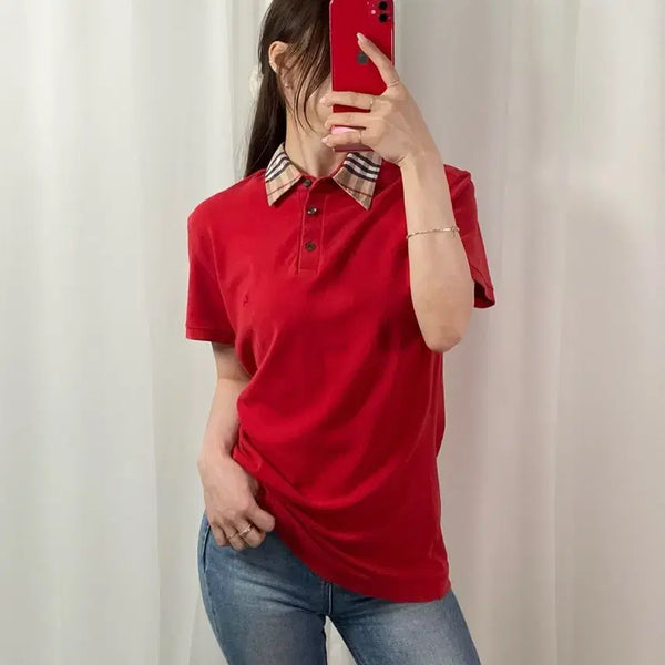[BUNJANG] Burberry Caranonova Check Polo Shirt L / 버버리 카라노바체크 PK