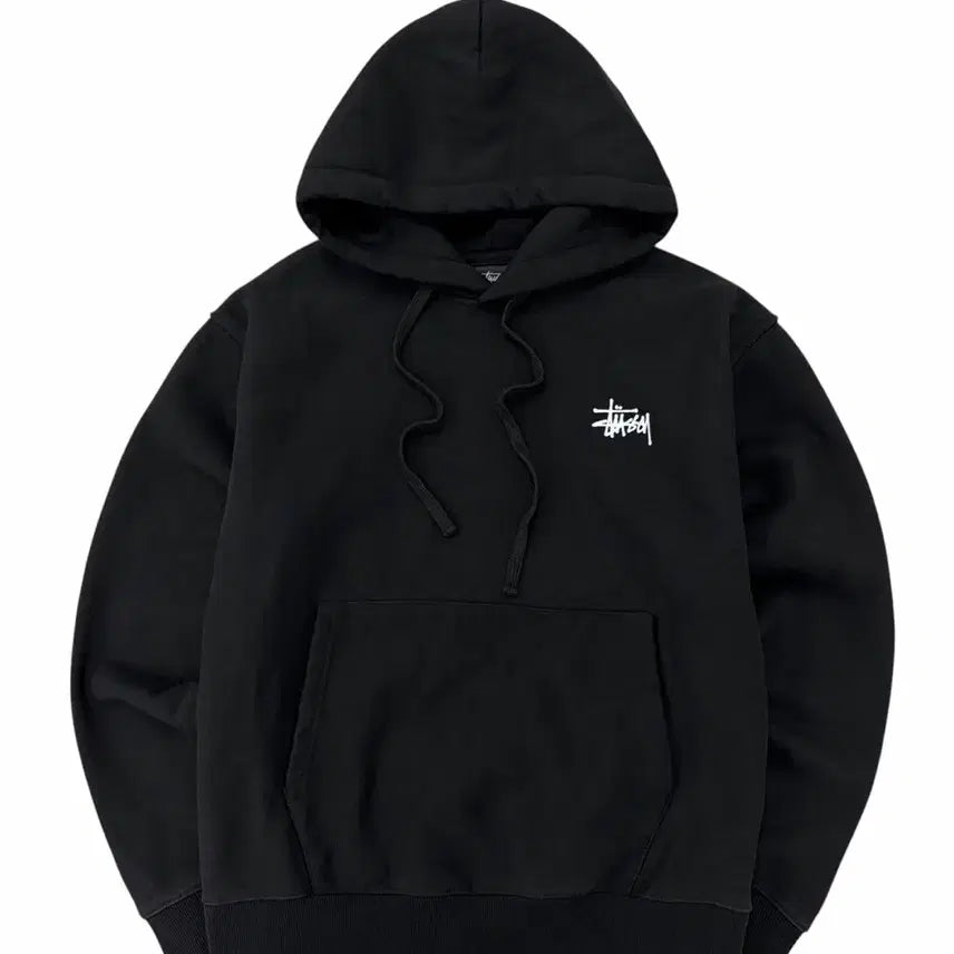 [BUNJANG] Stussy Big Logo Hoodie Black / 스투시 빅로고 후드티 블랙 (S/국내95~100)