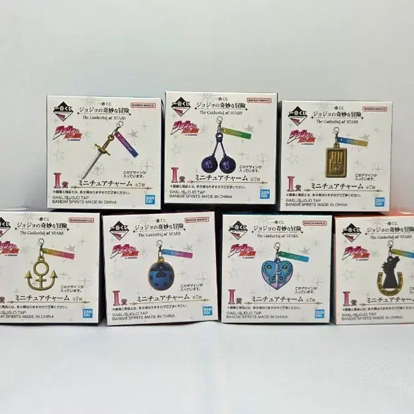 [BUNJANG] JoJo's Bizarre Adventure Mini Charm Set (7 Types, Bundle, Sealed) / 죠죠의 기묘한 모험 미니 챰 7종 세트 (일괄 미개봉)