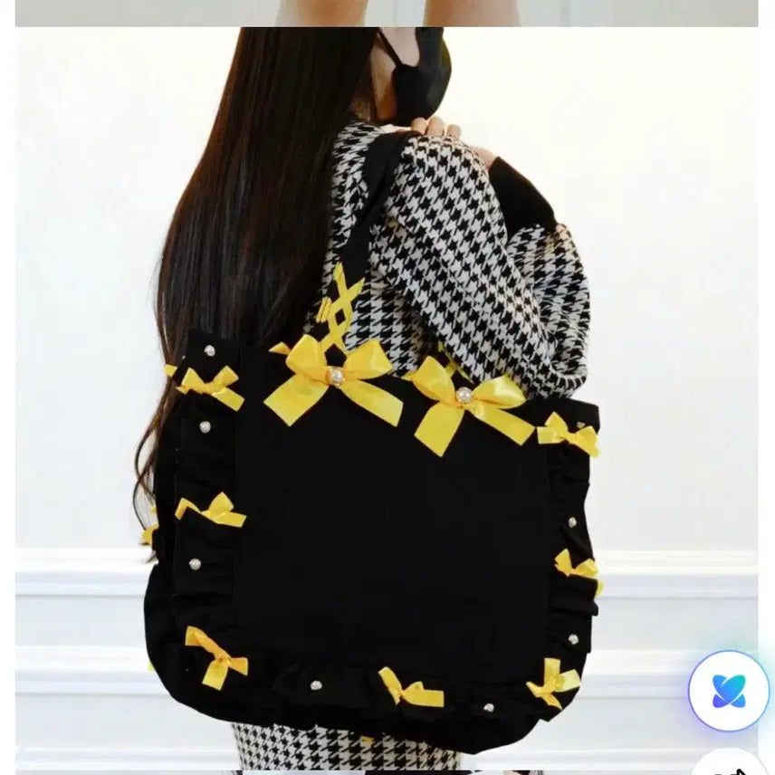 [BUNJANG] Zakamat A4 Ita Bag Yellow Ribbon Pearl / 자카마트 A4 이타백 노란색