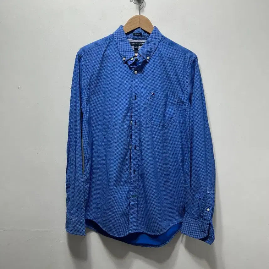 [BUNJANG] Tommy Hilfiger Blue Check Shirt Men's M / 타미힐피거 셔츠 블루 체크 남성 M