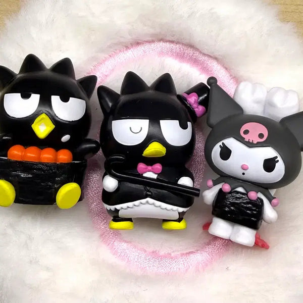 [BUNJANG] Sanrio Gacha Badtz-Maru & Kuromi Bundle Set / 산리오 가챠 배드바츠마루 쿠로미 일괄