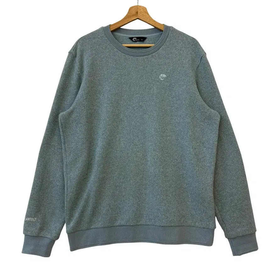 [BUNJANG] Nepa Knit Sweatshirt Sky Blue Size 105 / 네파 니트 맨투맨 스카이블루 105 정품