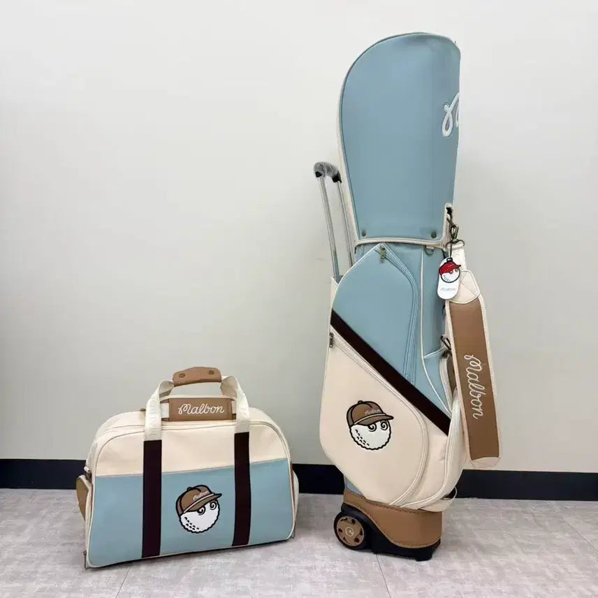 [BUNJANG] Malbon Trolley Caddy Bag + Boston Bag / (당일배송) 말본 트롤리 캐디백+보스턴백-새제품