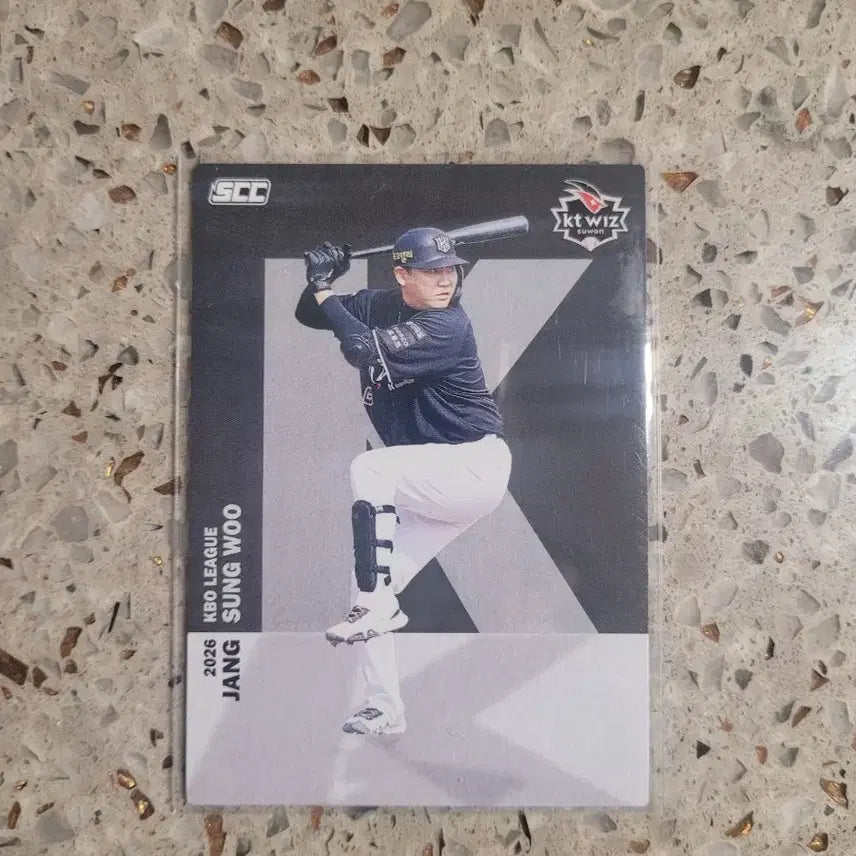 [BUNJANG] KBO 26KT Baseball Player Jang Sung-woo Alphabet Card / KBO 26KT 알파벳 장성우 카드
