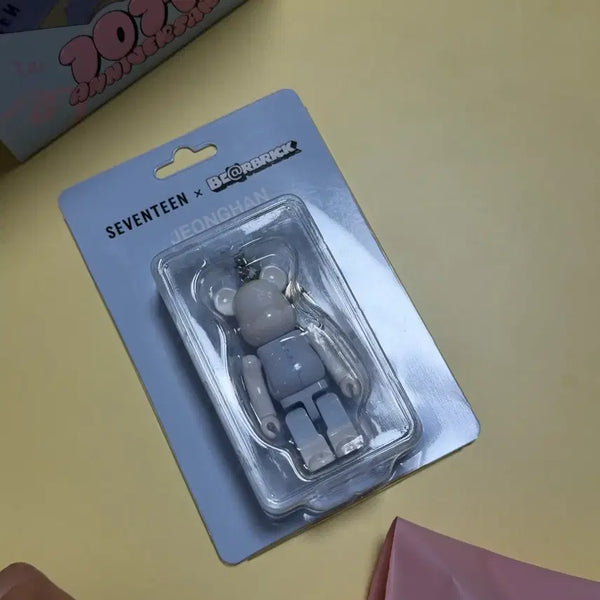 [BUNJANG] SEVENTEEN x BE@RBRICK Jeonghan 100% Keyring / 세븐틴x베어브릭 키링 정한 100%