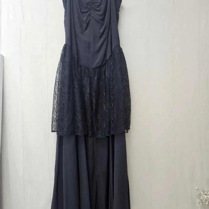 [BUNJANG] ESPRIT Black Lace Long Dress US 8 / ESPRIT 에스프리 레이스롱드레스원피스 US8  66