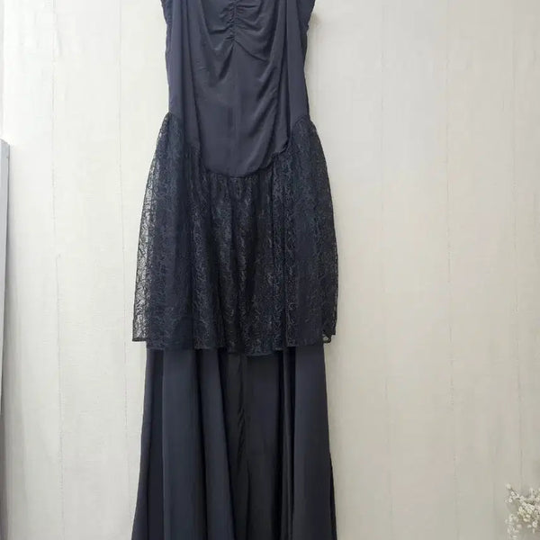 [BUNJANG] ESPRIT Black Lace Long Dress US 8 / ESPRIT 에스프리 레이스롱드레스원피스 US8  66