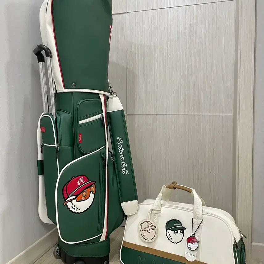 [BUNJANG] Malbon Trolley Caddy Bag + Boston Bag (New) / (당일배송) 말본 트롤리 캐디백+보스턴백-새제품