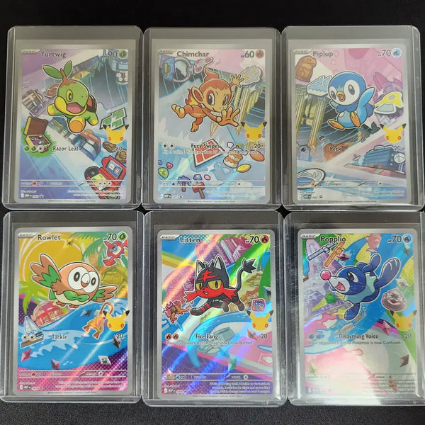 [BUNJANG] Pokemon Card 30th Anniversary North America First Partner 4th & 7th Gen Starters Bundle Set / 포켓몬카드 30주년 북미 퍼스트파트너 4,7세대 스타팅 포켓몬 일괄판매