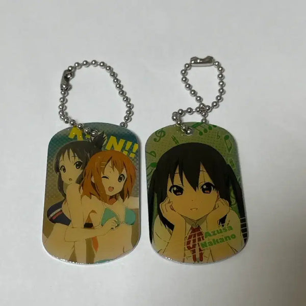 [BUNJANG] K-ON!! Metal Classic Keychain Strap / 케이온!! 메탈 고전 키링 스트랩