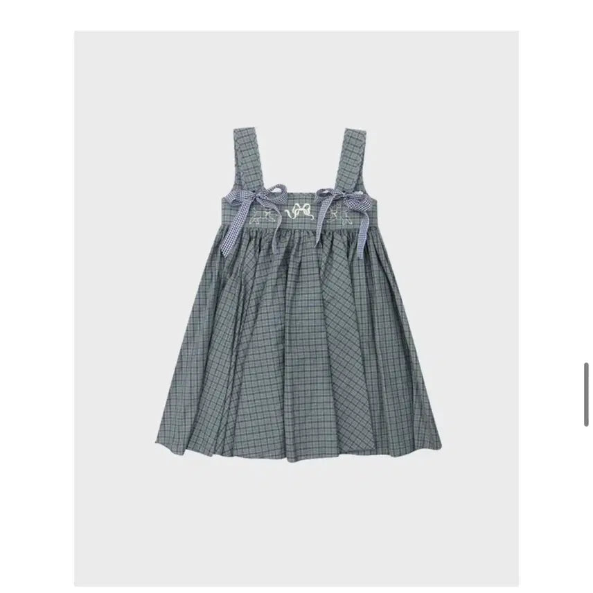 [BUNJANG] Freckle Corset Checkered Mini Dress / Freckle 프레클 코르셋 체크 원피스