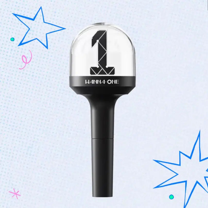 [BUNJANG] Wanna One Official Lightstick Neobong + Neobong Keyring / 워너원 공식 응원봉 너블봉 + 너블봉 키링