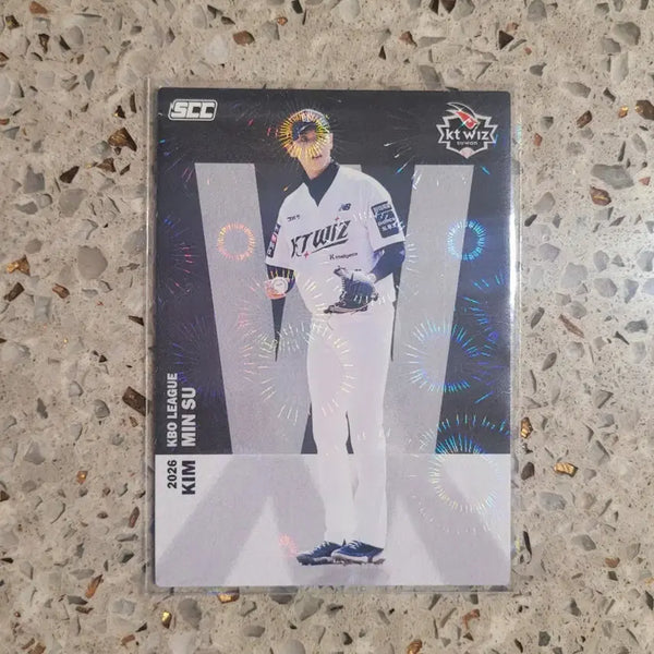 [BUNJANG] KBO Kim Min-soo 26KT Alphabet Card / KBO 26KT 알파벳 김민수 카드