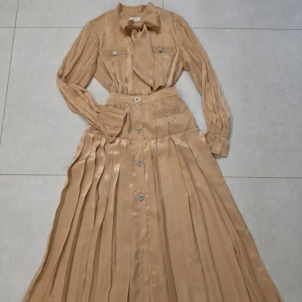 [BUNJANG] TIME (by Hansem) Shirt and Skirt Set / 한섬의류 타임(TIME)셔츠.스커트 셋업