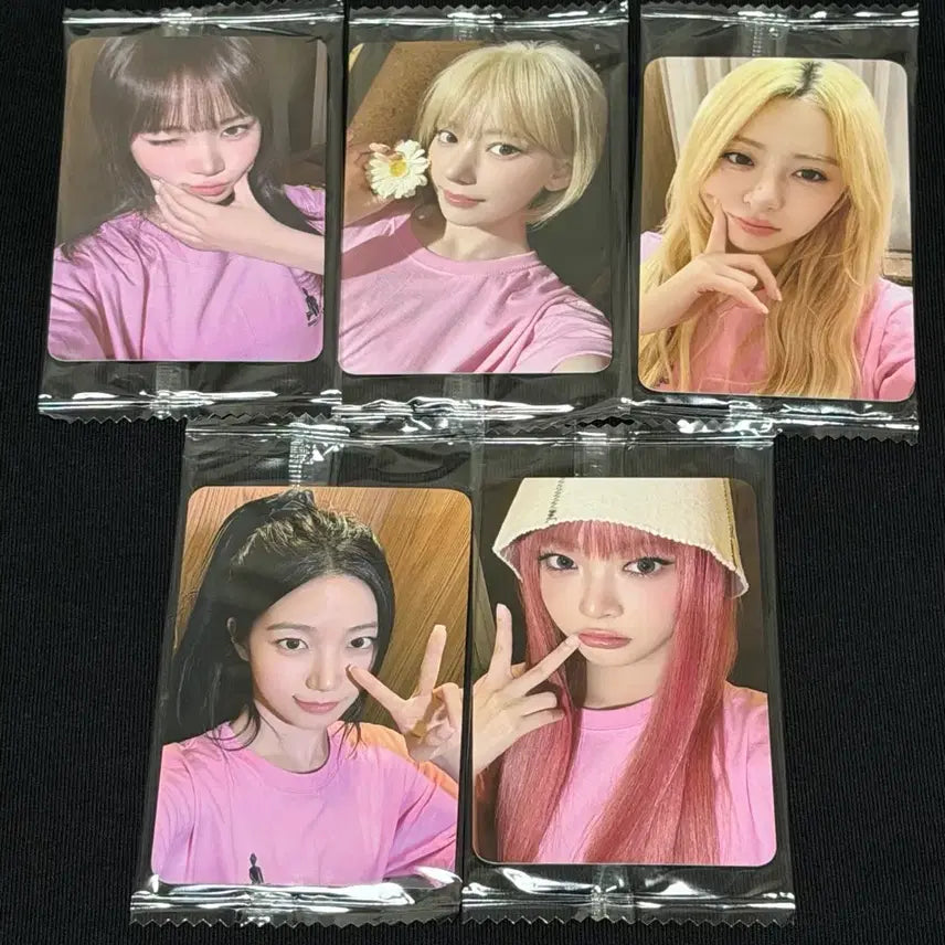 [BUNJANG] LE SSERAFIM PUREFLOW Ktown4u Lucky Draw Photocard Bundle Set / 르세라핌 PUREFLOW 케타포 Ktown4u 미공포 5세트 일괄 양도