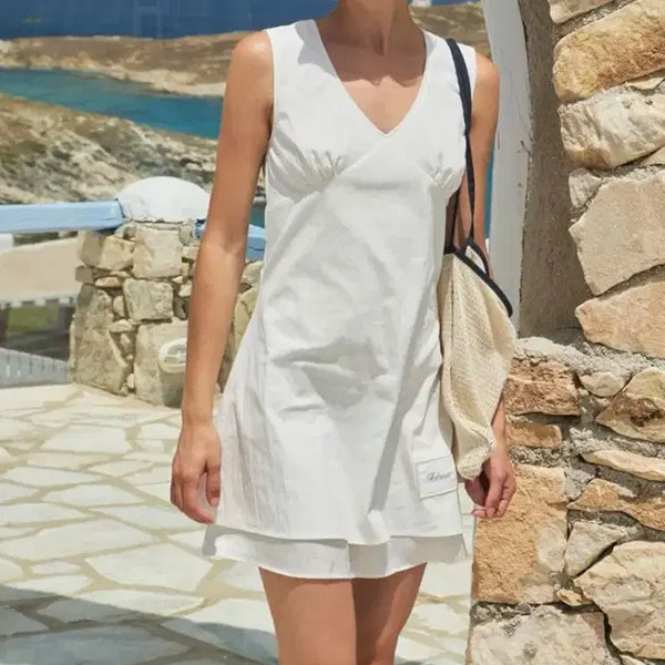 [BUNJANG] Paul New A Chloris Mini Dress Ivory S / 폴뉴아 원피스 클로리스 미니드레스 S 아이보리