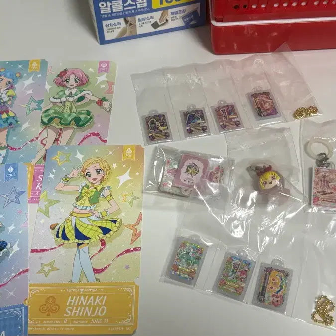 [BUNJANG] Aikatsu! Ichiban Kuji Keyring & Ticket Bundle / 아이카츠 메지루시,키링,티켓