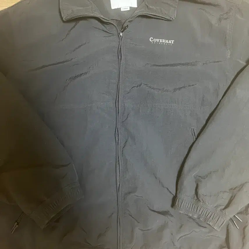 [BUNJANG] Covernat Zip-Up Jacket Black / 커버낫 집업 자켓 블랙