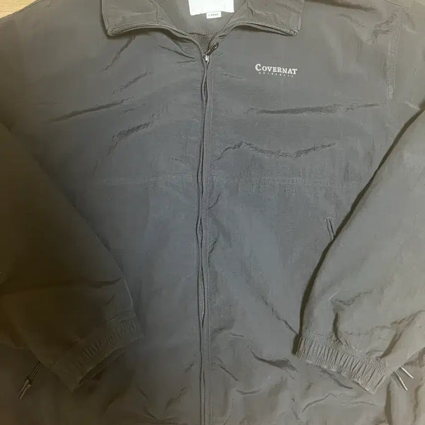 [BUNJANG] Covernat Zip-Up Jacket Black / 커버낫 집업 자켓 블랙