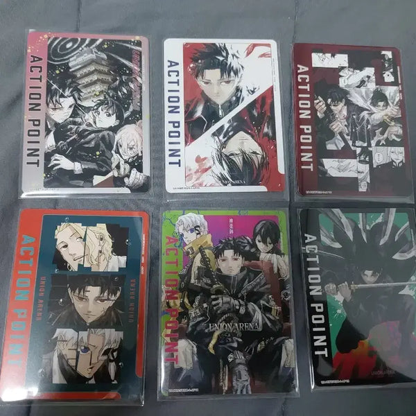 [BUNJANG] Kagurabachi Union Arena ACTION POINT Card Set (6 Types) / 카구라바치 유니온 아레나 ACTION POINT 카드 6종 세트