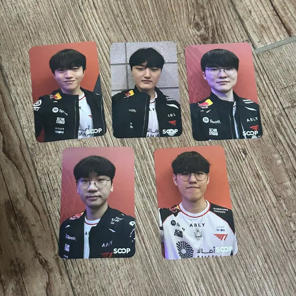 [BUNJANG] T1 2026 Daejeon MSI Soop Photocard Bundle Set / 2026 대전 MSI 숲 soop T1 티원 포토카드 5장 일괄 판매