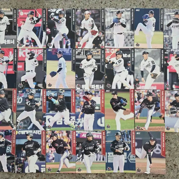 [BUNJANG] KT Wiz Baseball Cards (27 Cards) / KBO 26KT 노멀 카드(27장)