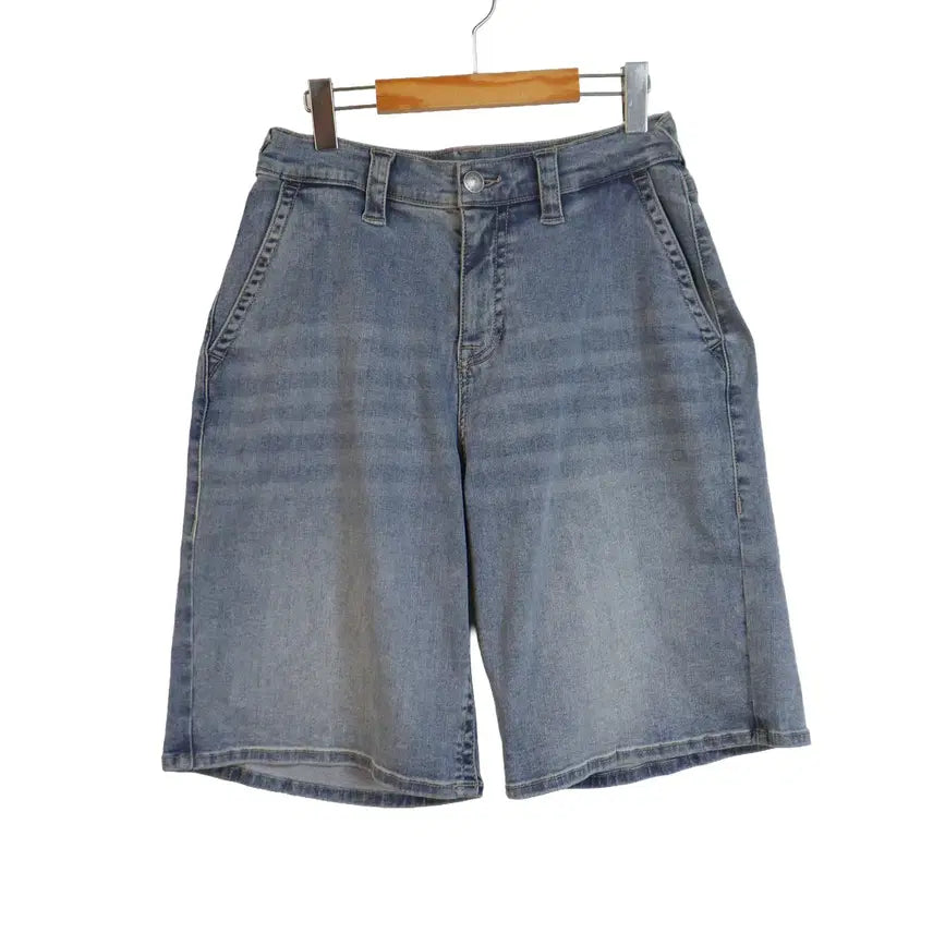 [BUNJANG] True Religion Bermuda Denim Shorts Light Blue Size 34 / TRUE RELIGION 트루릴리전 데님 반바지 34 연청 버뮤다 팬츠