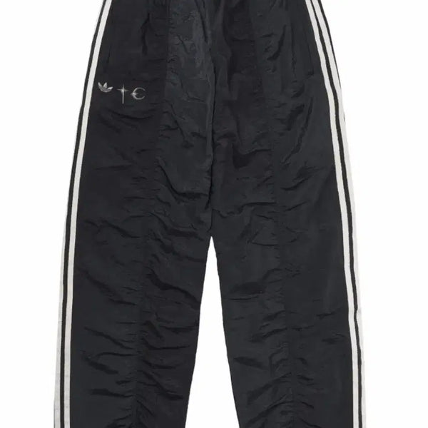 [BUNJANG] Adidas x THUG CLUB Woven Track Pants Black Silver Metallic L / 아디다스 x 떠그 클럽 우븐 트랙 팬츠 블랙 실버 메탈릭 L 사이즈