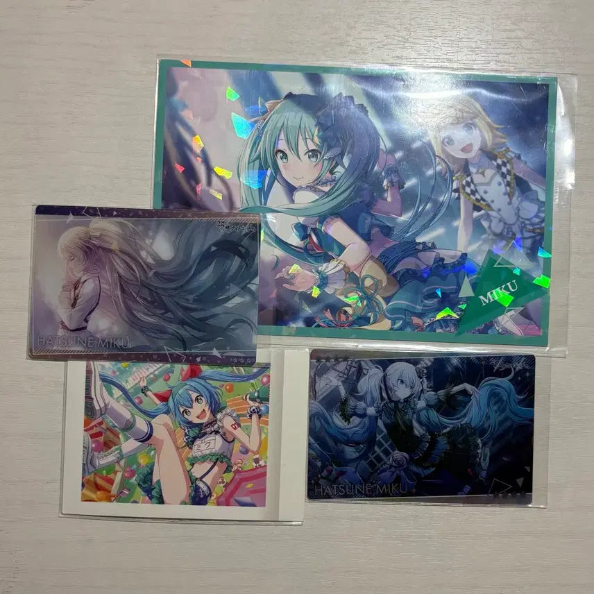 [BUNJANG] Hatsune Miku (Project Sekai) Wafer Card & Postcard Bundle Set / 하츠네 미쿠(프로젝트 세카이) 웨하스, 엽서 일괄