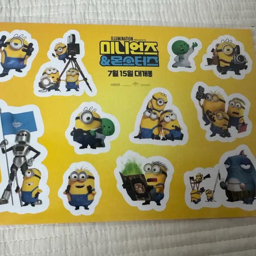 [BUNJANG] Minions & Monsters Theatrical Version Sticker Set (Sealed) / 미니언즈&몬스터즈 극장판 스티커 모음 미개봉