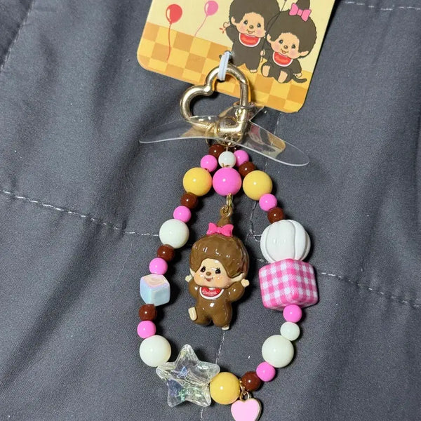 [BUNJANG] Monchhichi Charm Phone Strap / 몬치치 키링 폰스트랩