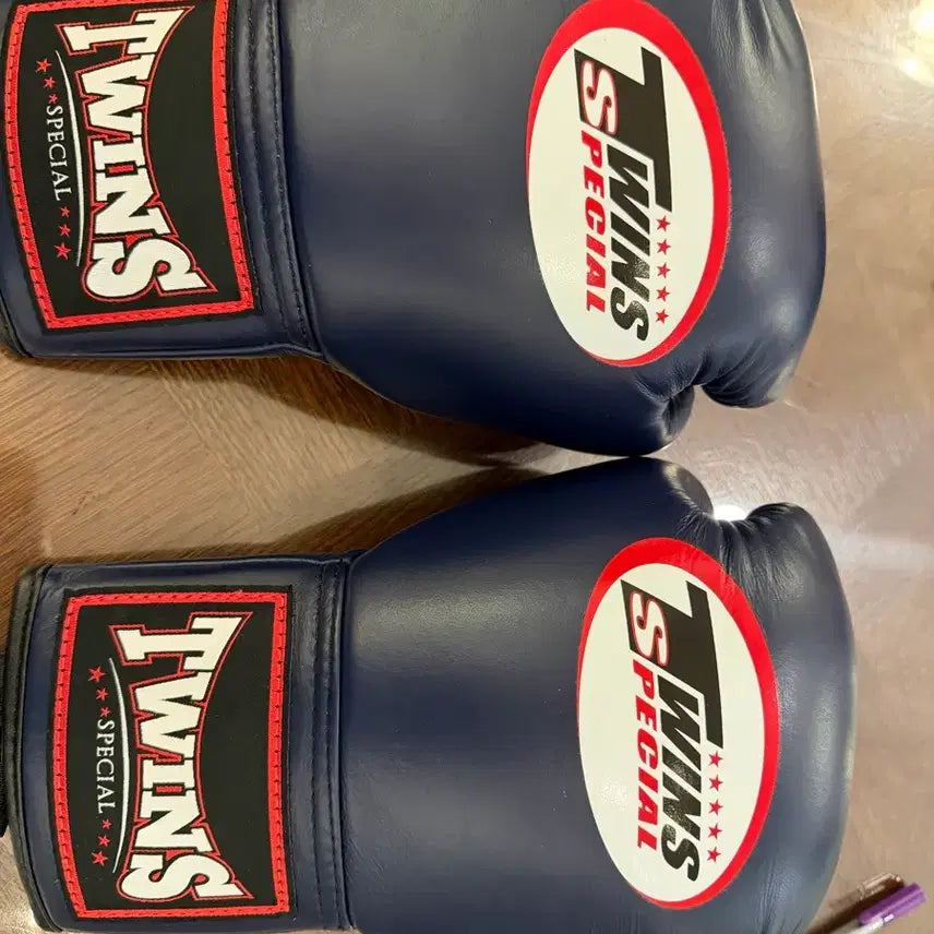 [BUNJANG] Twins Leather Boxing Gloves (BGLL1) 8oz Navy / 트윈스 가죽 복싱글러브(bgll1)