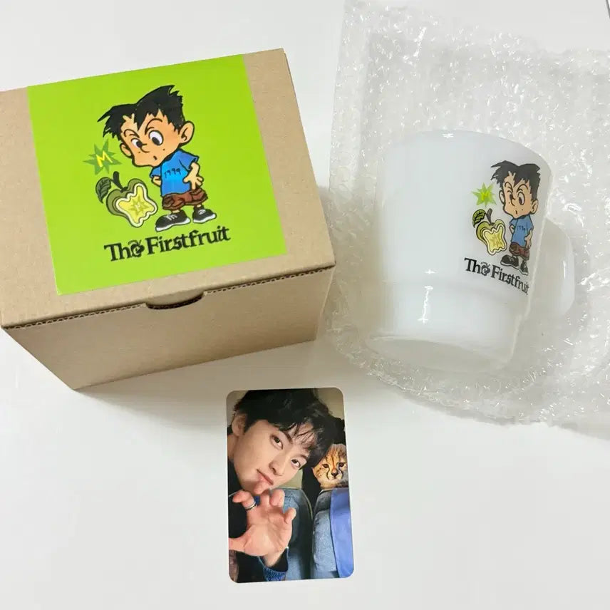 [BUNJANG] NCT Mark The Firstfruit Cup Set Photocard Included / 엔시티 마크 the firstfruit 컵세트 포카포함 더퍼프 엠디 양도