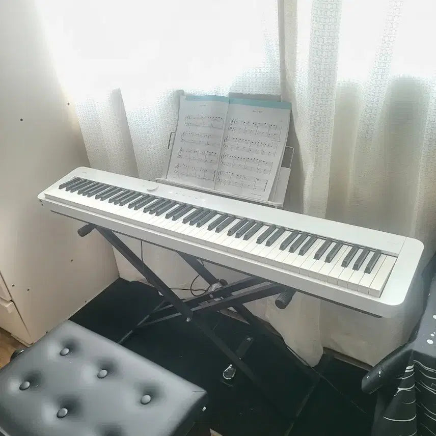 [BUNJANG] Casio Privia PX-S1100 Digital Piano Full Set - White / 카시오 PX-S1100 화이트 디지털 피아노 풀세트