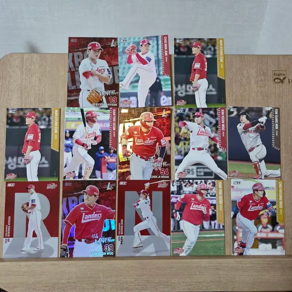 [BUNJANG] SSG Landers KBO Player Trading Cards Bundle (14 Cards) / SSG랜더스 KBO카드