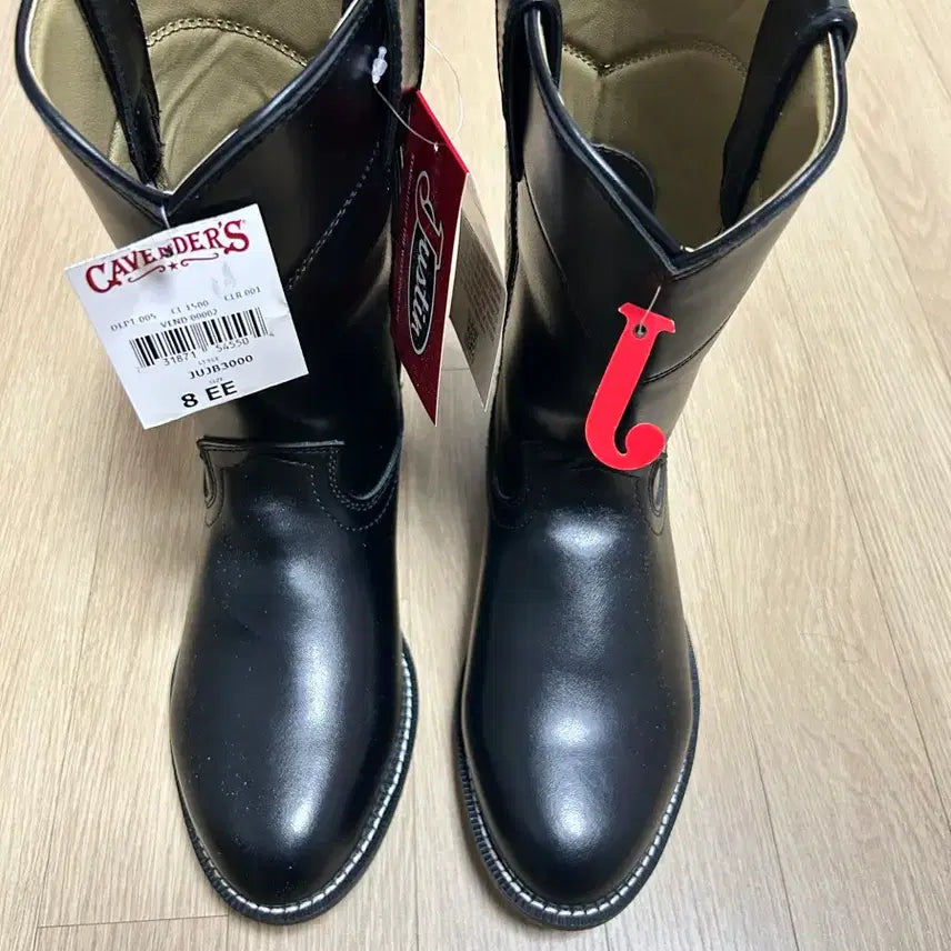 [BUNJANG] Justin Boots Black Leather Boots Size 8EE / 저스틴 부츠