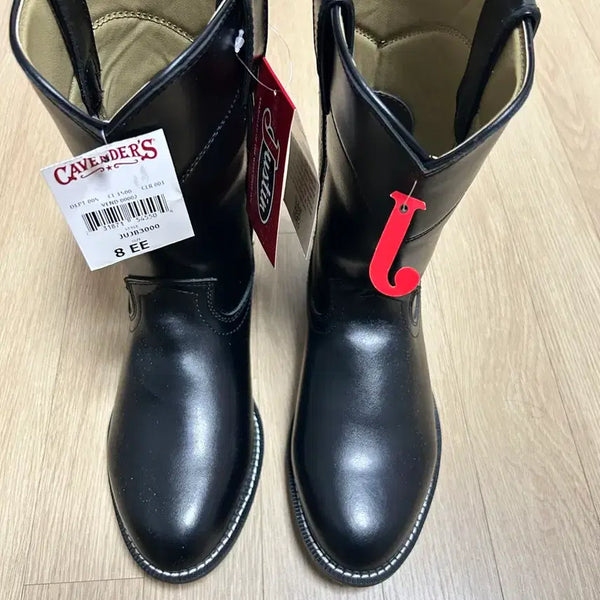 [BUNJANG] Justin Boots Black Leather Boots Size 8EE / 저스틴 부츠