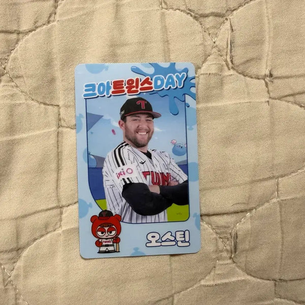 [BUNJANG] LG Twins Austin Reaves "Cua" Photocard / 엘지트윈스 오스틴 크아 포토카드
