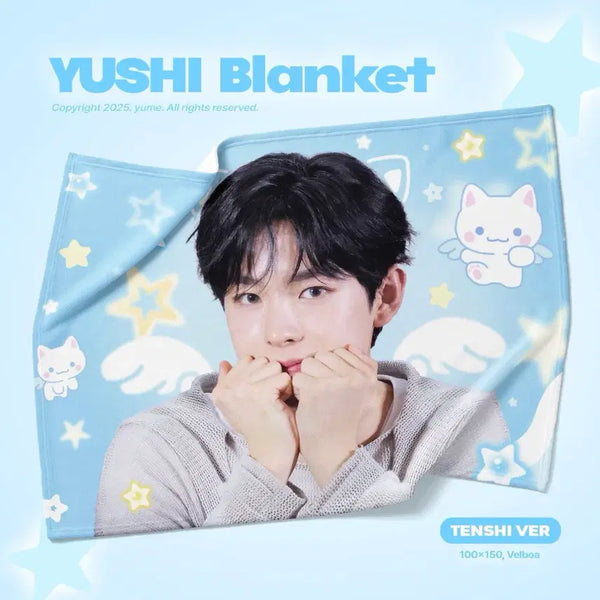 [BUNJANG] NCT WISH Yushi Yume Angel Version Blanket / 엔시티위시 유우시 yume님 텐시버전 담요