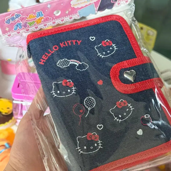 [BUNJANG] Sanrio Hello Kitty Denim 6-Ring Binder Diary / [새상품] 헬로키티 데님 6공 다이어리
