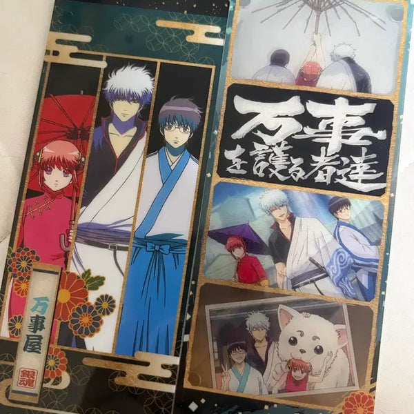 [BUNJANG] Gintama Acrylic Folding Screen Set (Gag Trio, Shoyo) / 은혼 아크릴 병풍(해결사,쇼요) 일괄