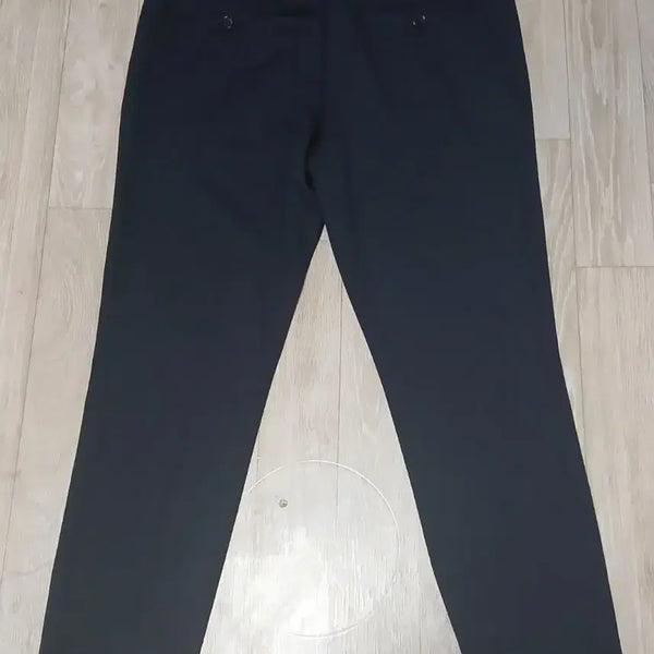 [BUNJANG] H&M Luxury Navy Slim Fit Cropped Trousers Size 36 / (새제품) H&M 럭셔리 네이비 슬랙스 크롭 36 슬림핏