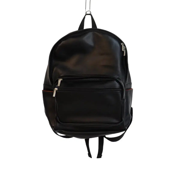 [BUNJANG] Bubilian Eco-Leather Backpack Black Daily Laptop Bag / Bubilian 버빌리안 에코가죽 백팩 블랙 데일리 노트북백