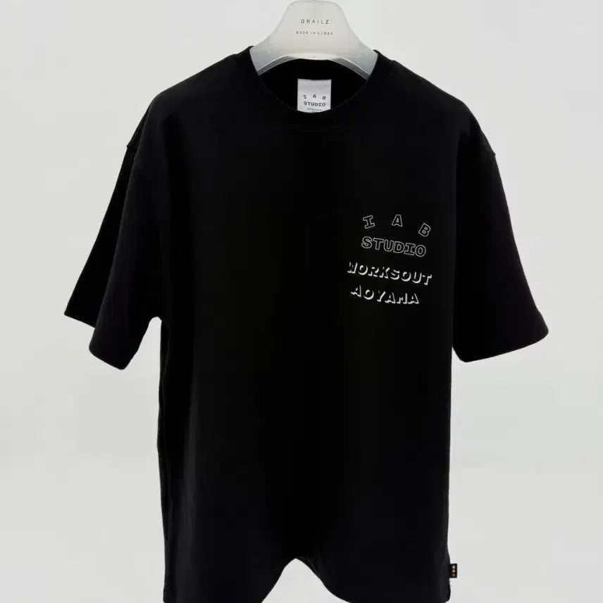 [BUNJANG] IAB Studio x Worksout Aoyama Limited Edition T-Shirt Black XL / 아이앱 X 웍스아웃 아오야마 반팔티 블랙