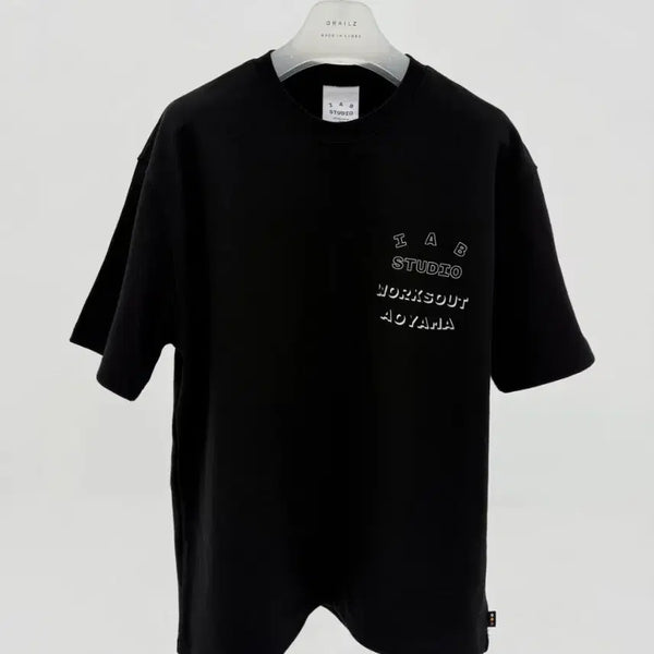 [BUNJANG] IAB Studio x Worksout Aoyama Limited Edition T-Shirt Black XL / 아이앱 X 웍스아웃 아오야마 반팔티 블랙