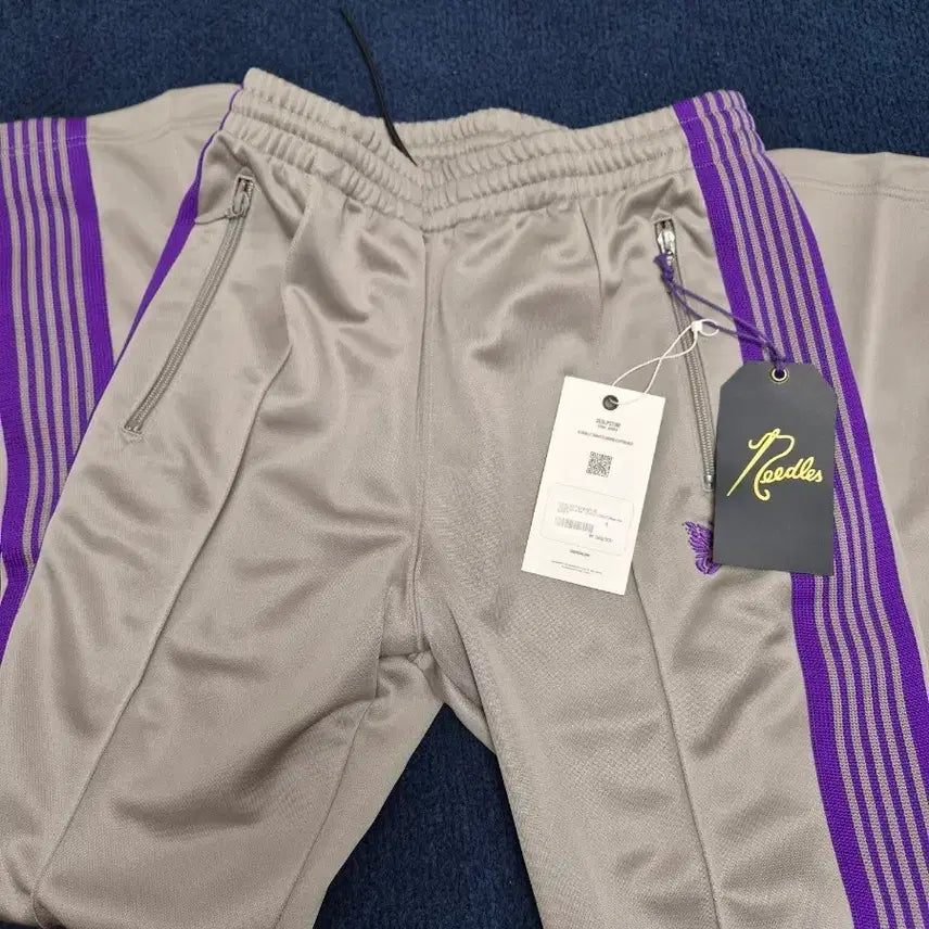 [BUNJANG] Needles Track Pants Narrow S Grey-Purple / [새상품] 니들스 트랙팬츠 내로우 S 그레이퍼플